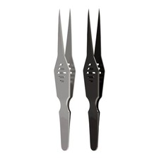 Professional Corrosions Resistant Alloy Steel Tweezers Wide Body Enhanced Grip