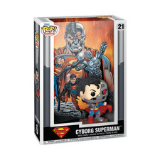 Funko POP! Figura Vinilo DC Comics Cyborg Superman Cubierta Cómic #21 Nueva y Sellada