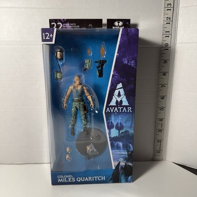 AVATAR Colonel Miles Quaritch 4  Action Figure McFarlane Fits Separate Amp Suit