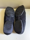 Women's UGG Black Suede Slip On Flat Shoe SZ 7 Excellent Condition Silver Buckle — photo 8