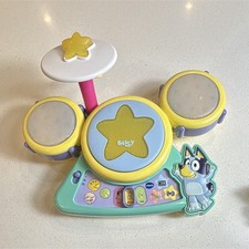 VTech Bluey Electronic Drum Set Musical Toy w/ Lights  Sound, Battery, VT24666