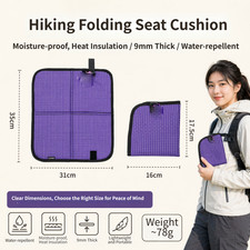 For dyneema Oxford Waterproof Picnic Mat 9mm Thick Double Sided 35x31cm