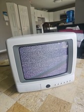 RETRO GAMING TV Vintage 1994 General Electric GE 9" Tv Model 09GP107 REMOTE