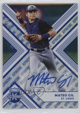2018 Panini Elite Extra Edition Aspirations Blue 46/50 Mateo Gil #107 Auto s3g