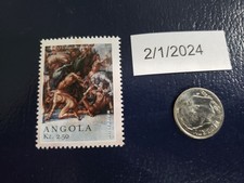 Last Judgement in Orvieto Luca Signorelli 2000 Angola Stamp