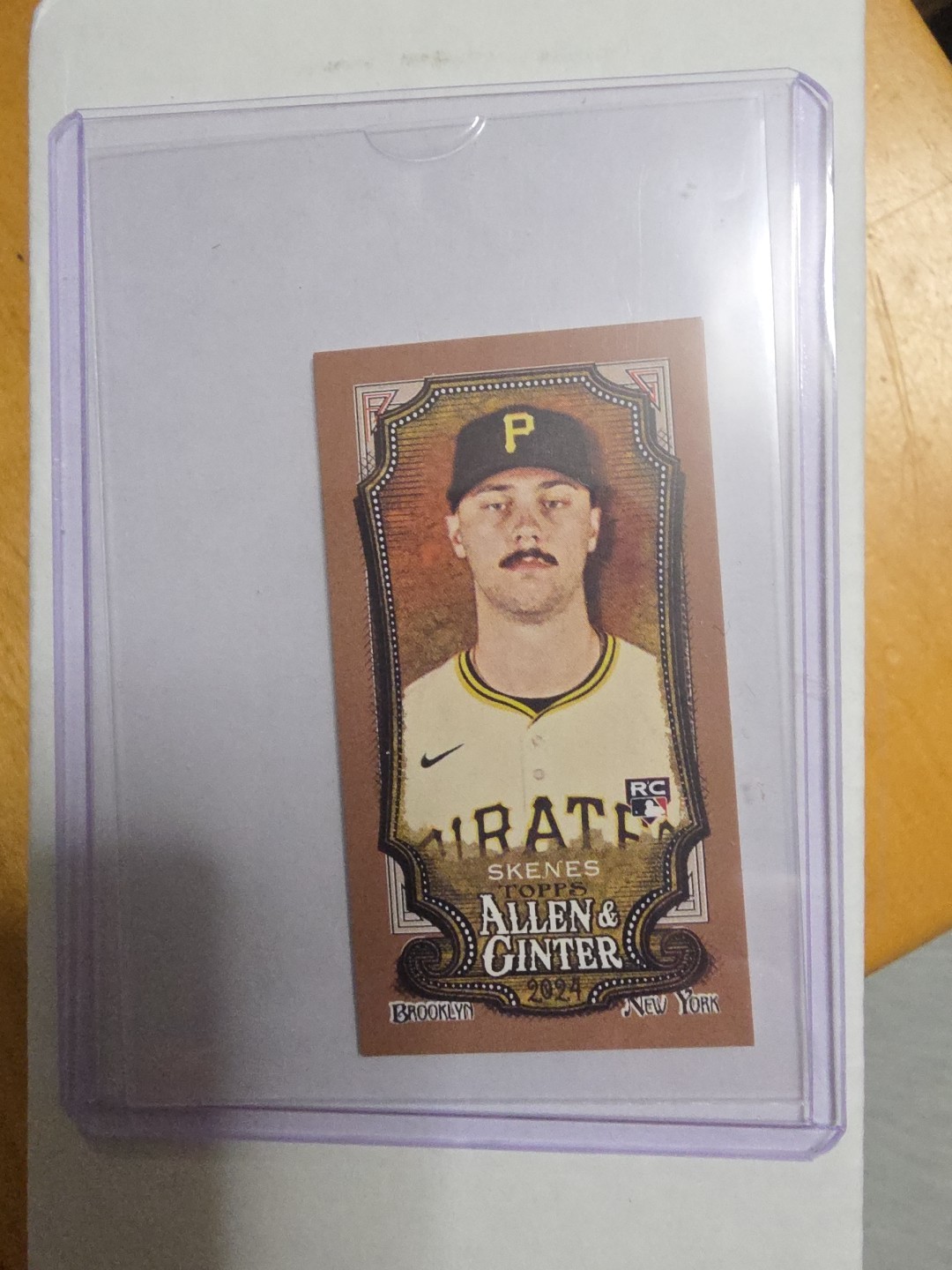 2024 Topps Allen & Ginter - Paul Skenes #282 Mini Gold Border (RC)