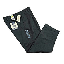 Dockers Men's Pleated Classic Fit Signature Khaki Pants 36 X 32 Charcoal Heather