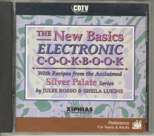 Commodore CDTV "The New Electronic COOKBOOK" Cd-Rom