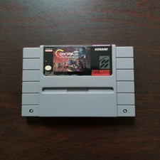 Contra 3 The Alien Wars (Nintendo SNES 1992) Authentic Cartridge Tested & Works