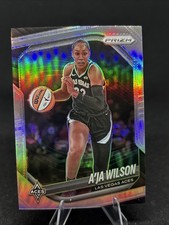 2025 WNBA Prizm Aja Wilson Silver Prizm #76 Las Vegas Aces