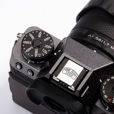 Camera Metal Camera Hot Shoe Cover For Zeiss -White