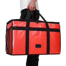 Insulated Food Delivery Bag 23x14x15 - Large Catering Thermal Carrier Insulated Food Delivery Bag 23x14x15 - Large Catering Thermal Carrier
