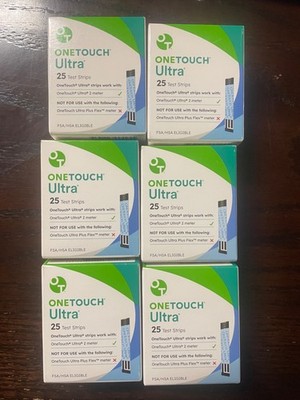 One Touch ULTRA test strips 150 ct expire 2026 SEALED 1/31/26, 4/30/26 & 5/31/26