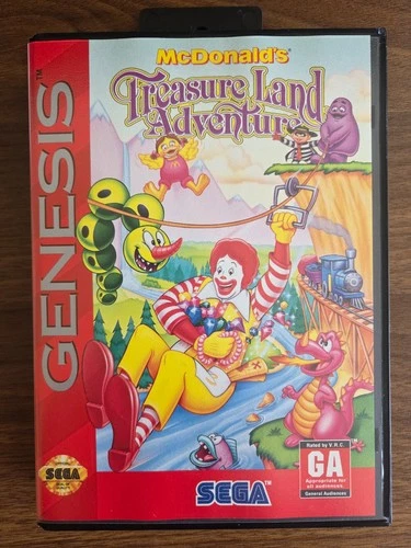McDonald's Treasure Land Adventure sega genesis MINT !