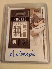 2021 Panini Contenders Adrian Morejon AUTOGRAPH #108 Rookie Baseball Card
