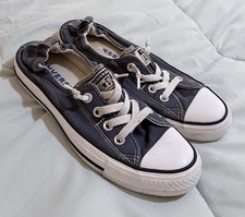 CONVERSE ALL STAR SHORELINE Slip On Back Sneaker Womens Blue US Size 7.5