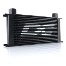 DC Sports 19 Row Universal Oil Cooler; Black