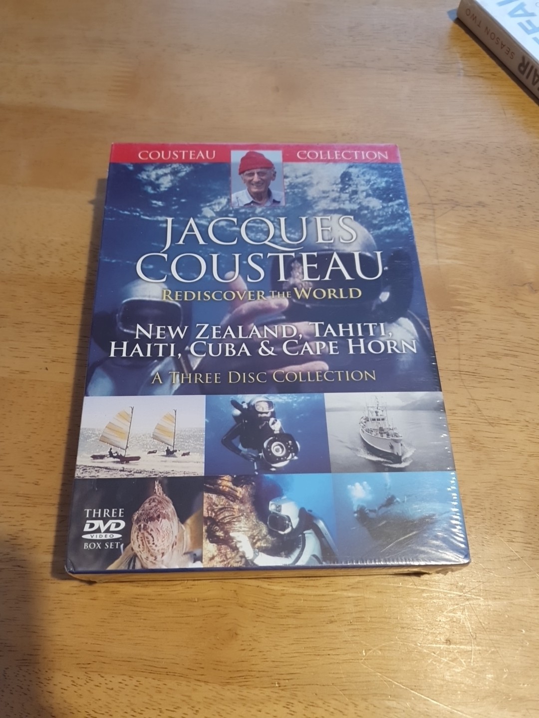 New Sealed Jacques Cousteau Rediscover The World DVD Boxset