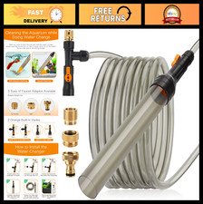 Upgrade Aquarium Water Changer Kit, Semi-Automatic Fish Tank Gravel Cleaner