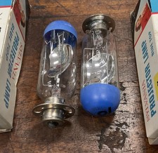2x CXL Projector Projection Lamp Bulb 50W 8V OEM SYLVANIA BLUE TOP AVG. 25-HR