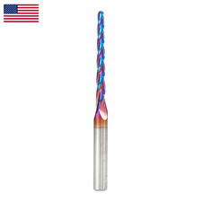 Amana Tool Carbide Up Cut Spiral Cnc Router Bits For 2D/3D Carving 46284-K 1
