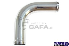 Aluminum 90&deg; Pipe Elbow Polished 51mm x 30cm Intake Intercooler