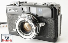  MINT  w/ Strap Canon Demi EE17 35mm Black Half Frame Film Camera Japan 1221