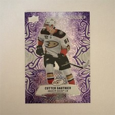 Upper Deck 2024-25 ICE Purple Rookie 125 Cutter Gauthier Anaheim Ducks