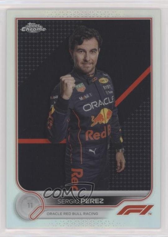 2022 Topps Chrome Formula 1 F1 Racers Refractor Sergio Perez #21
