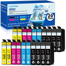 20x Patronen Für Epson XP-3200 2200 4200 2205 3205 4205 WF-2910 2930 2950 604 XL