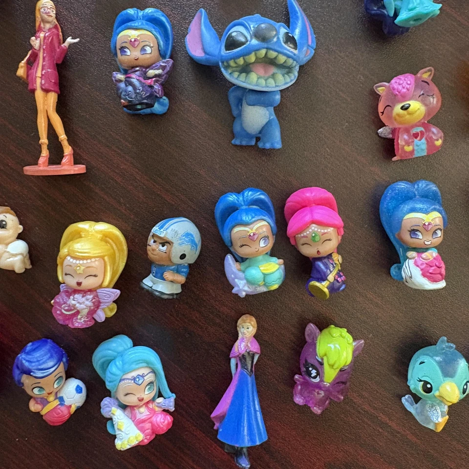 Nickelodeon мерцающий блеск мини фигурки комплект игрушка история стежок Disney лот - Изображение 3 из 4