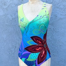 Vintage Gottex Swimsuit Size 10 Medium Bathing Suit