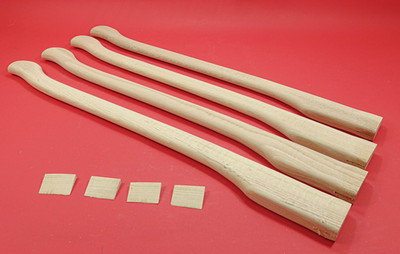 Lot of 4 pcs 31,5 inch (800 mm) Replacement Axe Handle