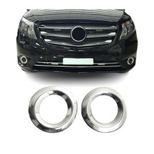 Nebelscheinwerfer Rahmen Chrom für Mercedes Vito W447 2014-2019 Edelstahl 2x Nebelscheinwerfer Rahmen Chrom für Mercedes Vito W447 2014-2019 Edelstahl 2x