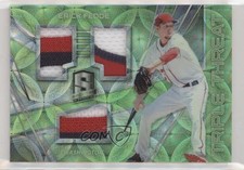 2018 Panini Chronicles Neon Green Prizm 16/25 Erick Fedde #TTM-EF jc3