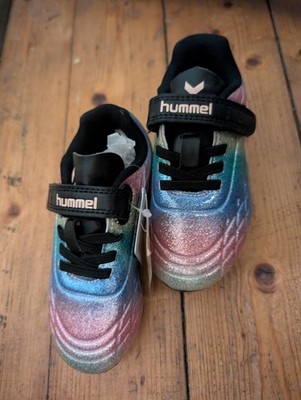 Hummel Fußballschuhe Kinder Größe 26, glitzernd