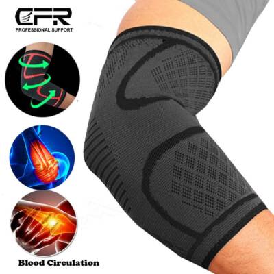 Tennis Elbow Brace Compression Support Sleeve Arthritis Tendonitis Joint Pain @