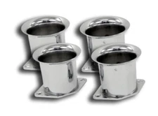 (4) Weber 40-48 IDF velocity stacks 2 1/4 in tall Dellorto empi HPMX IDF 40-48