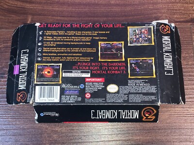SFC★MORTAL KOMBAT 3 SNES 海外版 Mortal Kombat 3 - (SNES) Super Nintendo [Pre-Owned] | J&L Game