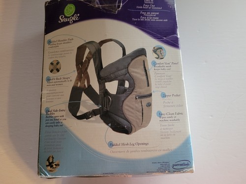 SNUGLI Comfort Vent Soft Carrier by Evenflo for Infant Face In Face Out Zipper - Picture 3 of 11