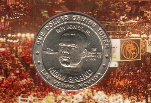 1994 MGM Grand Las Vegas Roy Jones Jr”The Uncivil War”Commemorative Token - Picture 3 of 4