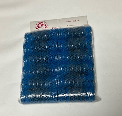 Dannyco Brush Rollers Wire Brush Mesh Hair Rollers Curlers Lot Of 12  1   New