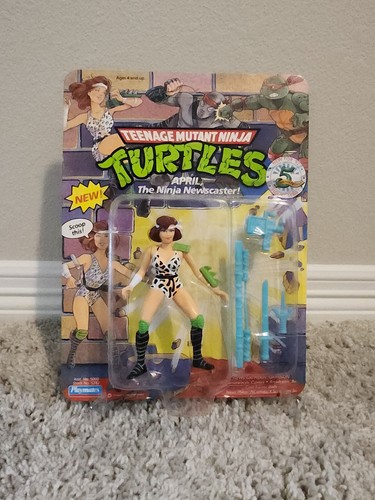 Playmates 1992 TMNT April O'Neil Ninja Newscaster ...