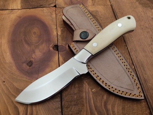 Custom Handmade 12c27 Steel Survival Camping Skinner Fixed Blade Hunting Knife - Picture 5 of 14