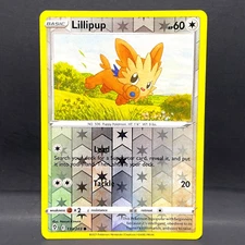 2021 POKEMON EVOLVING SKIES LILLIPUP 133/203 REVERSE HOLO (COMMON)