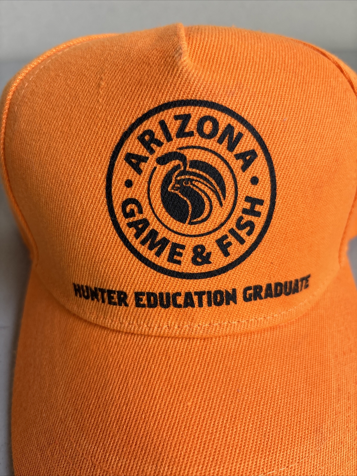 Orange Hunting Hat Strapback Adjustable Hunter Ed… - image 2