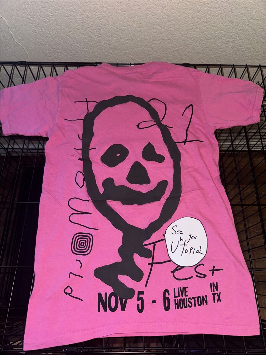 Cactus Jack Travis Scott Other Side T Shirt Pink Astroworld Cactus Jack Travis Scott Other Side T Shirt Pink Astroworld