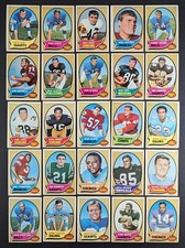 1970 Topps Football Set Break 25 Cards