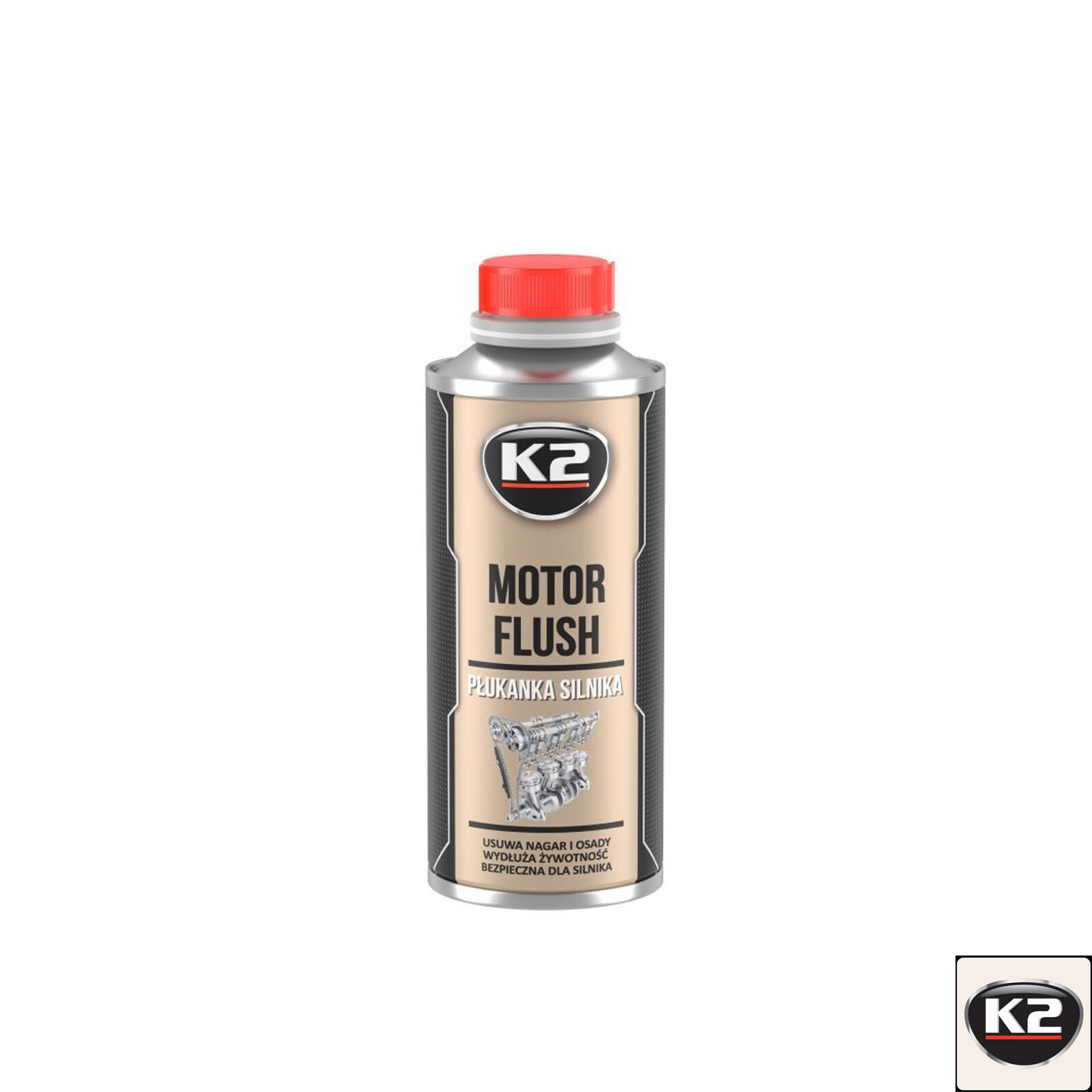 ENGINE FLUSH K2 MOTOR FLUSH CLEANS ENGINE INTERNALLY OIL FLUSHING ADDITIVE A3028