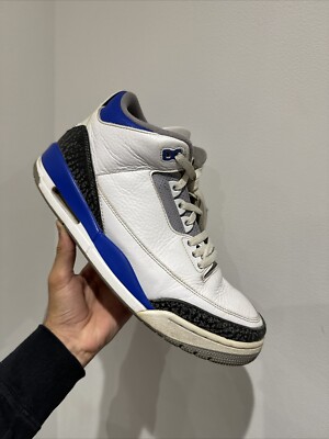 jordan 3 racer blue size 9.5